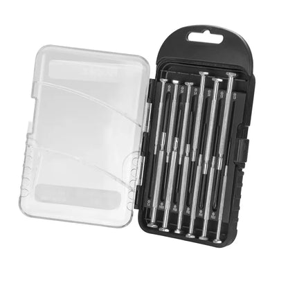 [RH-2713] Set di Cacciaviti di Precisione con Manico in Acciaio (12Pcs)