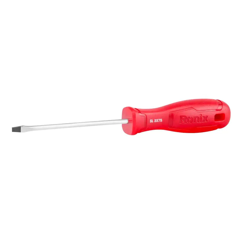 [RH-2734] Cacciavite a Fessura con Manico in Plastica 3x75mm-1color