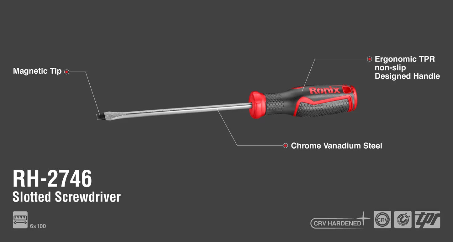 [RH-2746] Cacciavite TPR 5*100MM a taglio