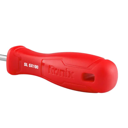 [RH-2770] Cacciavite a Fessura con Manico in Plastica 5x100mm-1color