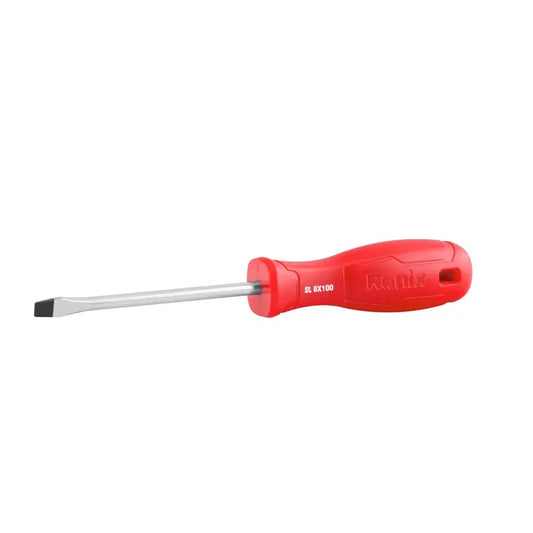 [RH-2773] Cacciavite a Taglio con Manico in Plastica 6x100mm-1color