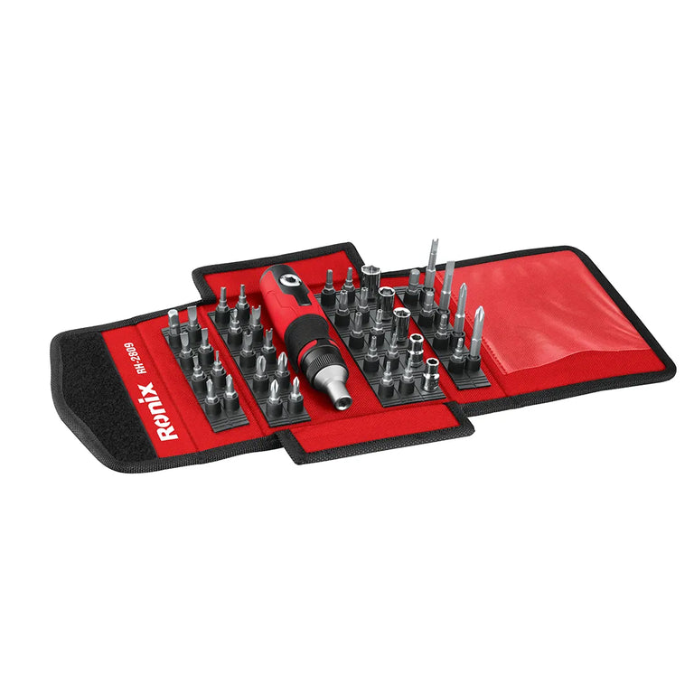 [RH-2809] Set di punte per cacciavite a cricchetto da 42 pezzi
