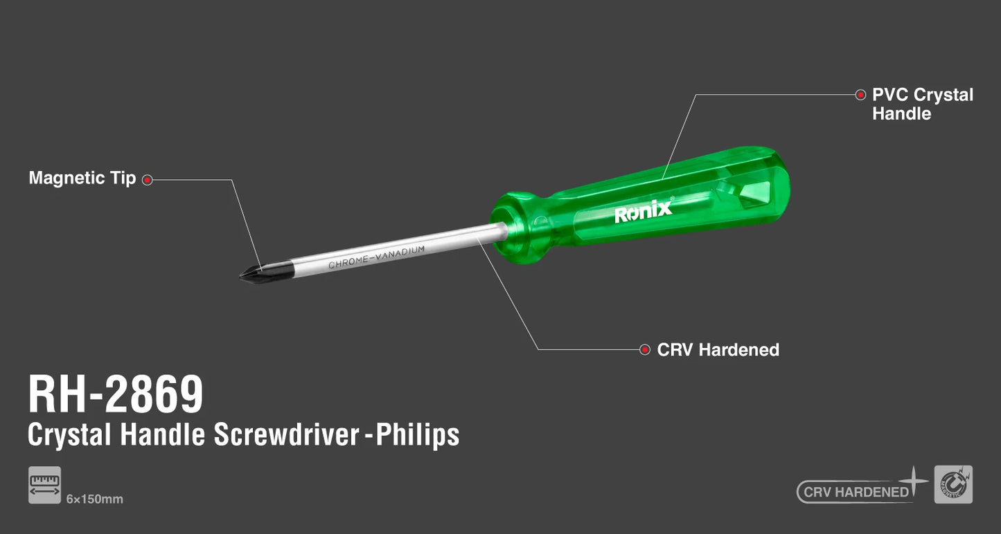 [RH-2869] Cacciavite Phillips 6x150mm
