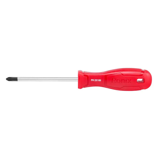 [RH-2873] Cacciavite Phillips con Manico in Plastica 6x100mm-1color