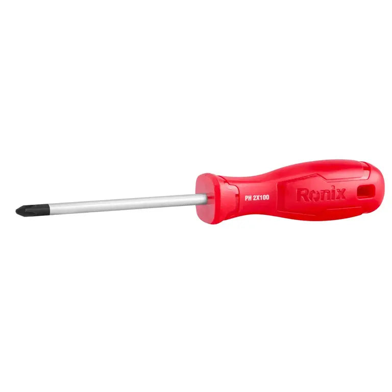 [RH-2873] Cacciavite Phillips con Manico in Plastica 6x100mm-1color
