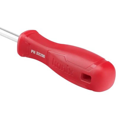[RH-2888] Cacciavite Phillips con Manico in Plastica 8x200mm-1color