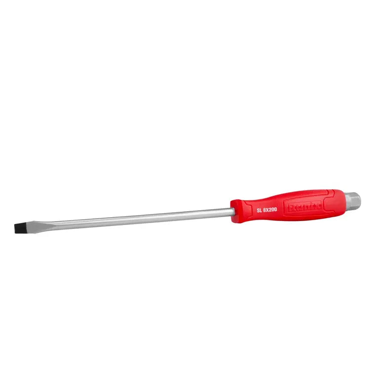 [RH-2944] Cacciavite a Taglio con Manico in Plastica 8x200mm