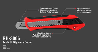 [RH-3006] Cutter Retrattile-Testa Modello