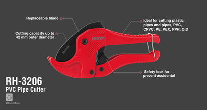 [RH-3206] Cutter per tubi in PVC - 197x82x17mm