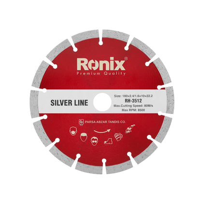 [RH-3512] Disco da Taglio per Granito 180mm serie Silverline