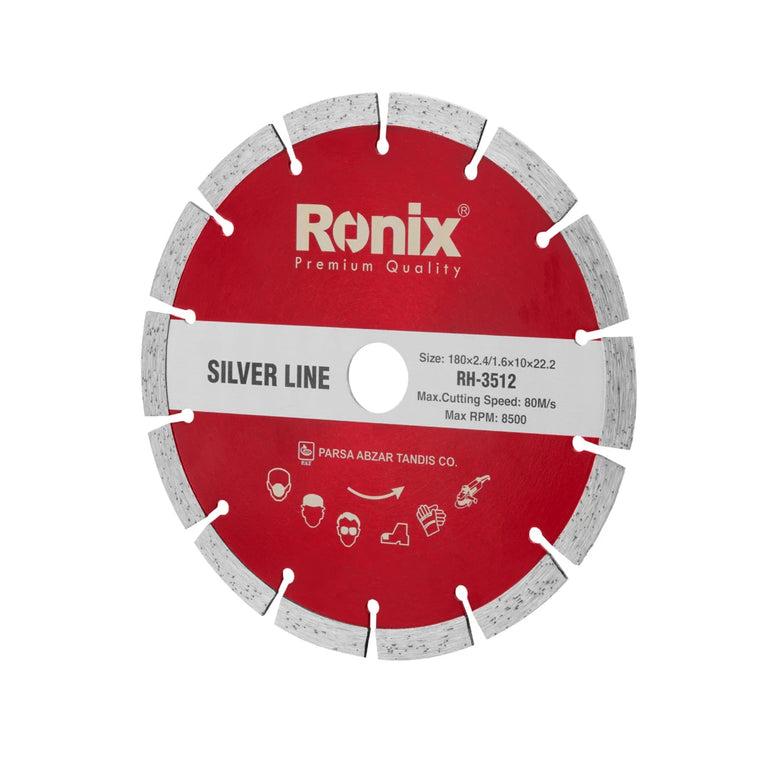 [RH-3512] Disco da Taglio per Granito 180mm serie Silverline