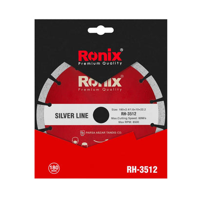 [RH-3512] Disco da Taglio per Granito 180mm serie Silverline