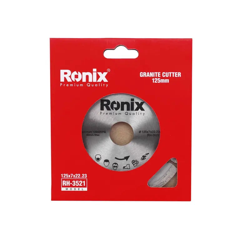 [RH-3521] Disco da Taglio per Granito 125x22.2x7 mm