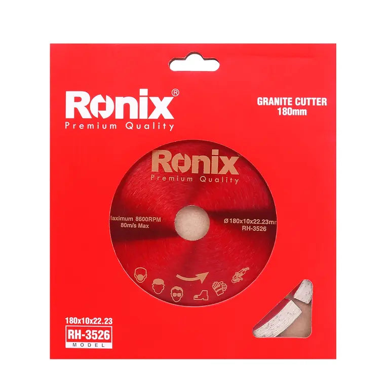 [RH-3526] Disco da Taglio per Granito 180x22.2x10 mm