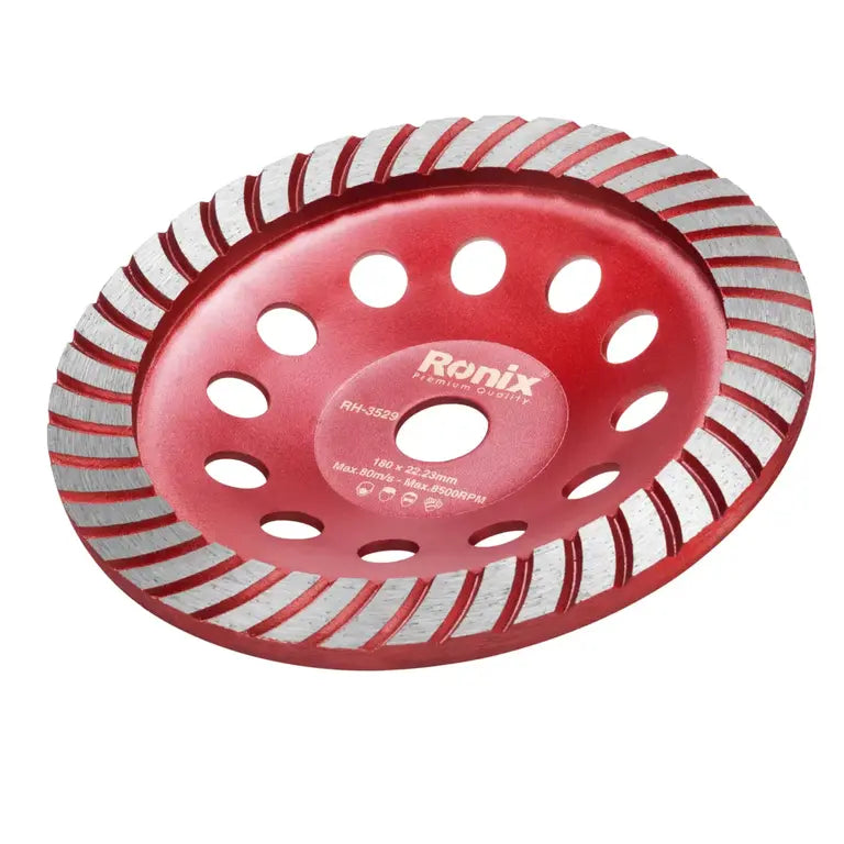 [RH-3529] Ruota di macinazione Turbo Diamond Cup 180x22.2mm