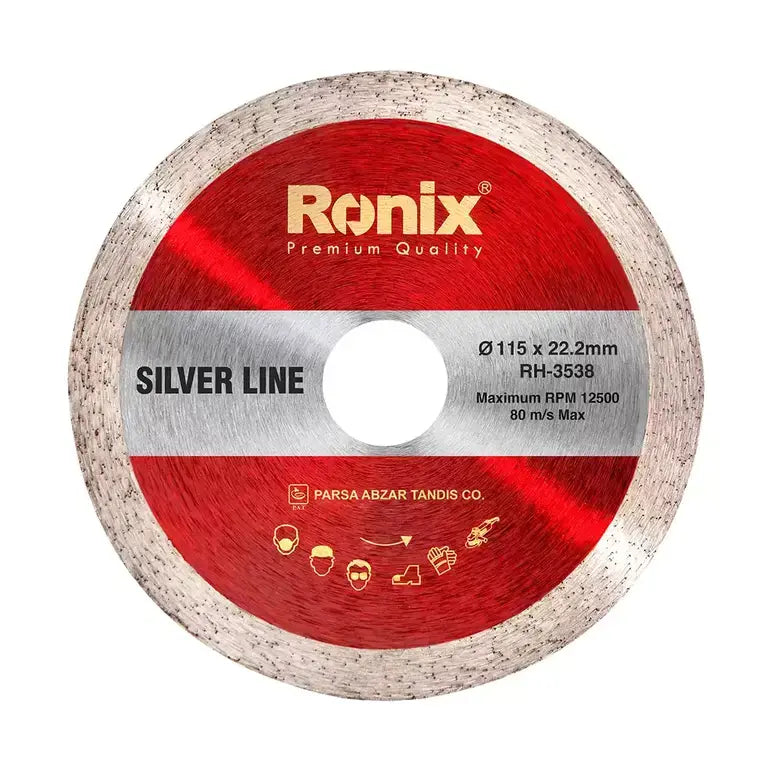 [RH-3538] Disco da Taglio Ceramico 115mm - Serie Silverline