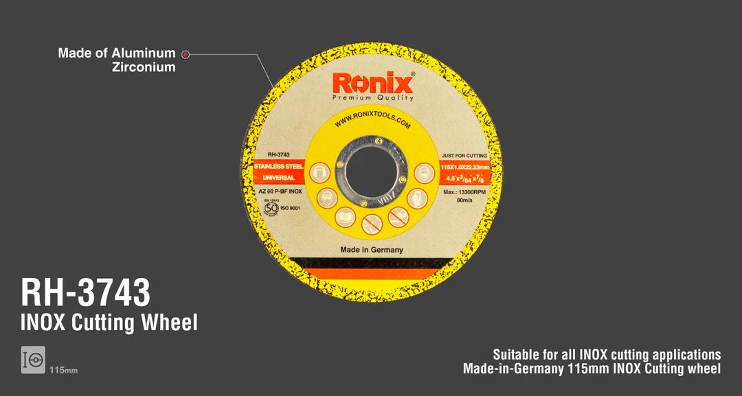[RH-3743] Mini Cut-Off Wheel 115x1x22.2mm-Tedesco