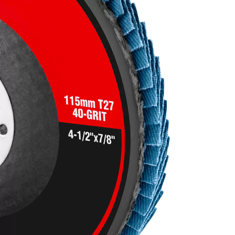 [RH-3770] disco abrasivo a flap in zirconio 115mm-40grit