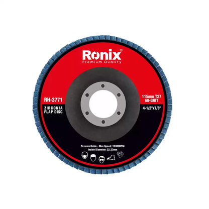 [RH-3771] Disco lamellare per smerigliatura in zirconio 115mm-60grit