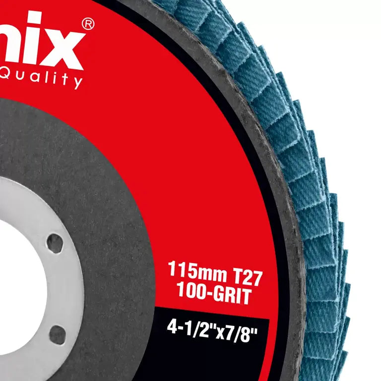 [RH-3773] Disco abrasivo a flap in zirconio 115mm-100grit