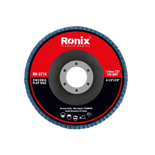 [RH-3774] disco lamellare per smerigliatura in zirconio 115mm-120grit
