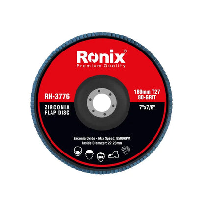 [RH-3776] disco lamellare per molatura in zirconio 180mm-80grit