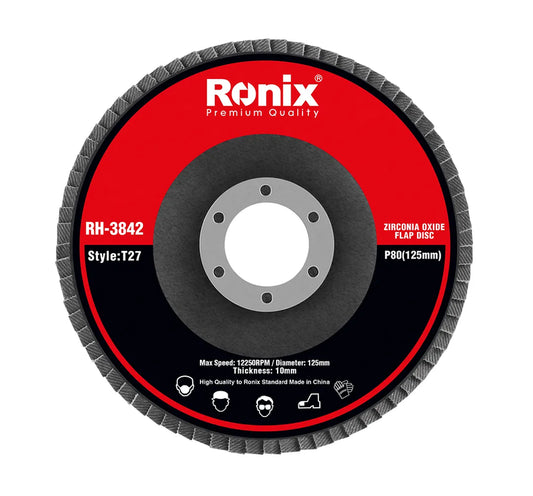 [RH-3842] DISCO FLAP IN OSSIDO DI ZIRCONIO P80 125mm