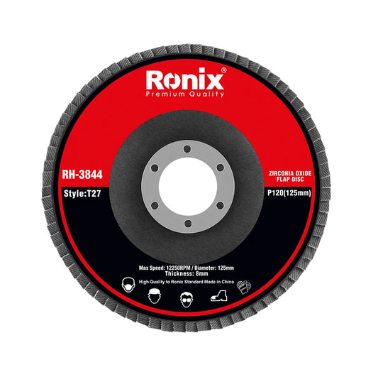 [RH-3844] DISCO FLAP IN OSSIDO DI ZIRCONIO P120 125mm