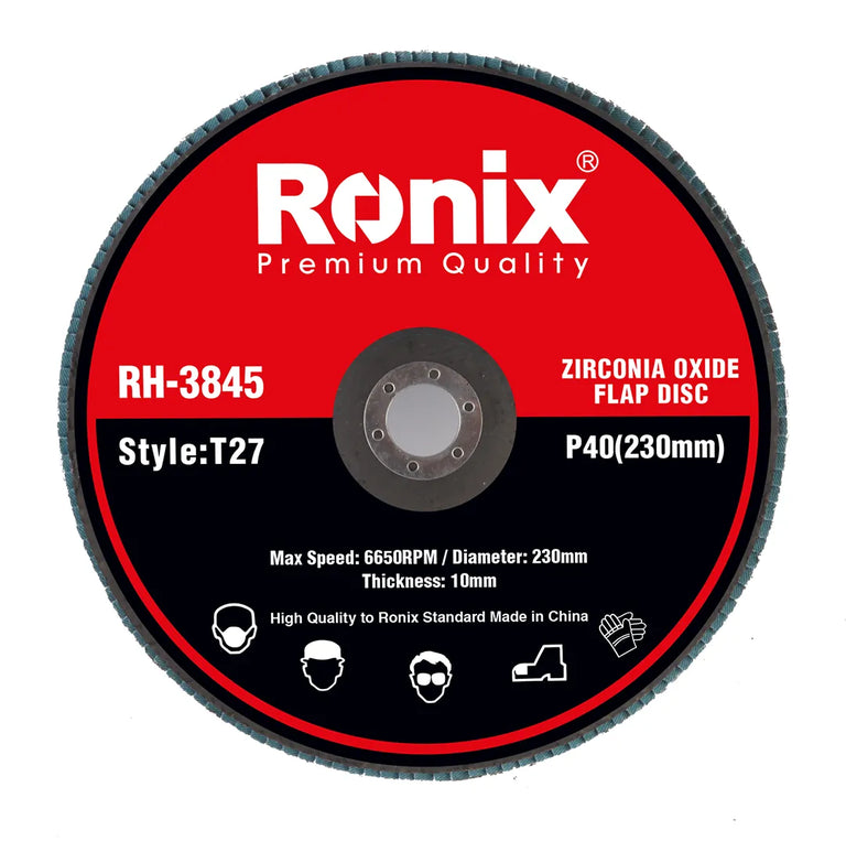 [RH-3845] DISCO FLAP IN OSSIDO DI ZIRCONIO P40 230mm