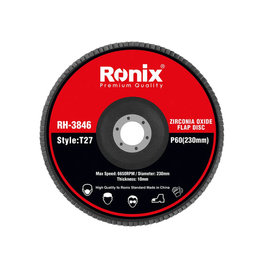 [RH-3846] DISCO FLAP IN OSSIDO DI ZIRCONIO P60 230mm