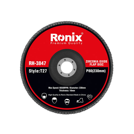 [RH-3847] DISCO FLAP IN OSSIDO DI ZIRCONIO P80 230mm