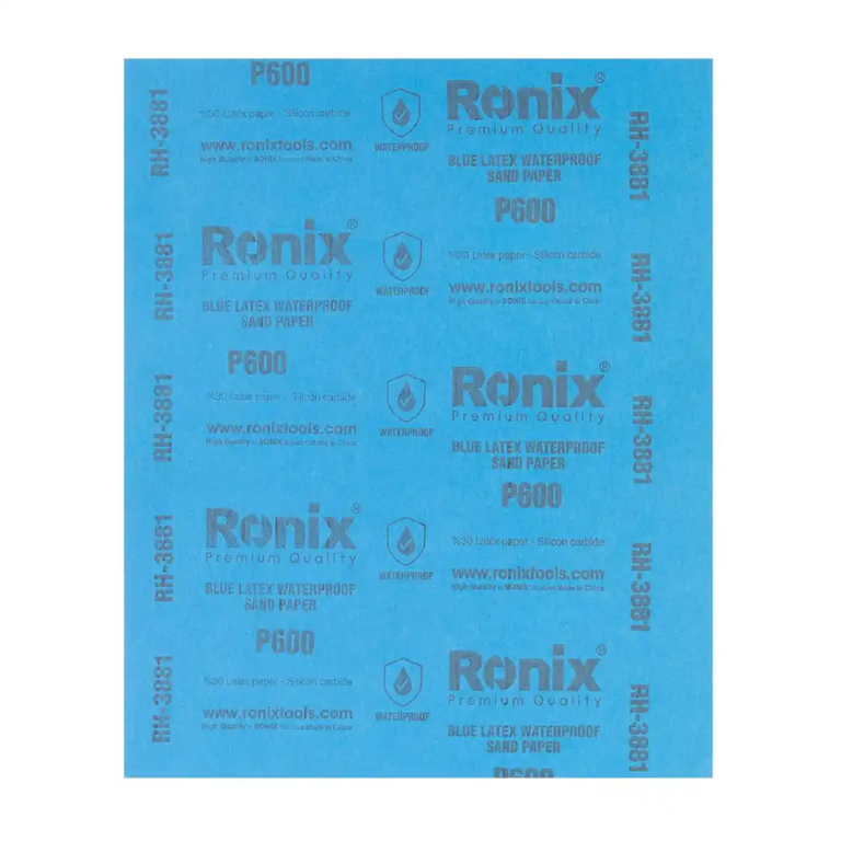 [RH-3881] Carta abrasiva impermeabile blu in lattice P600