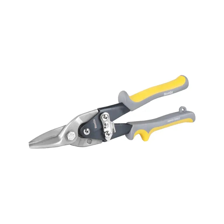 [RH-3901] Forbice da Aviazione a Taglio Dritto, Cr-V, Manico TPR