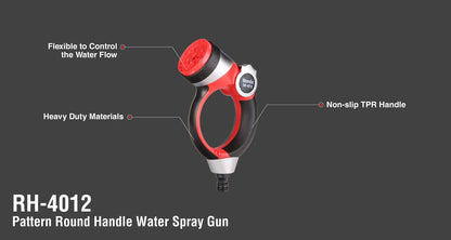 [RH-4012] Pistola a spruzzo d'acqua con manico rotondo a 7 modelli