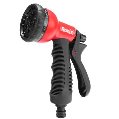 [RH-4018] Pistola a spruzzo d'acqua in plastica 8Pattern e raccordi per tubo