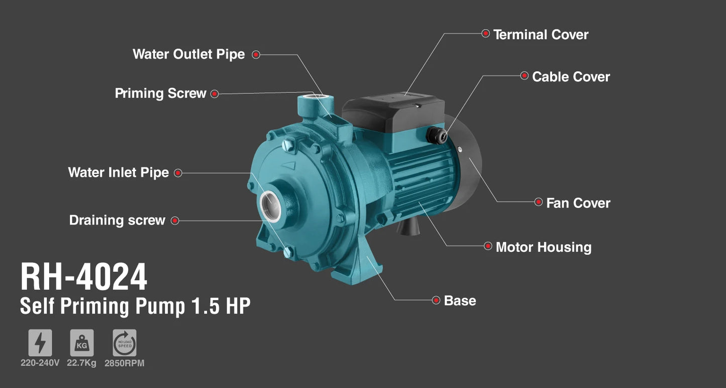 [RH-4024] Pompa Autoadescante 1.5HP