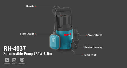 [RH-4037] Pompa sommersa 750W-8.5m