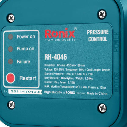 [RH-4046] (147mmx175mmx185mm)Controllo della Pressione