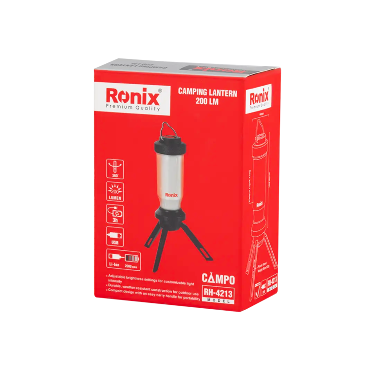 [RH-4213] Lanterna da campeggio 200 Lm - Modello CAMPO
