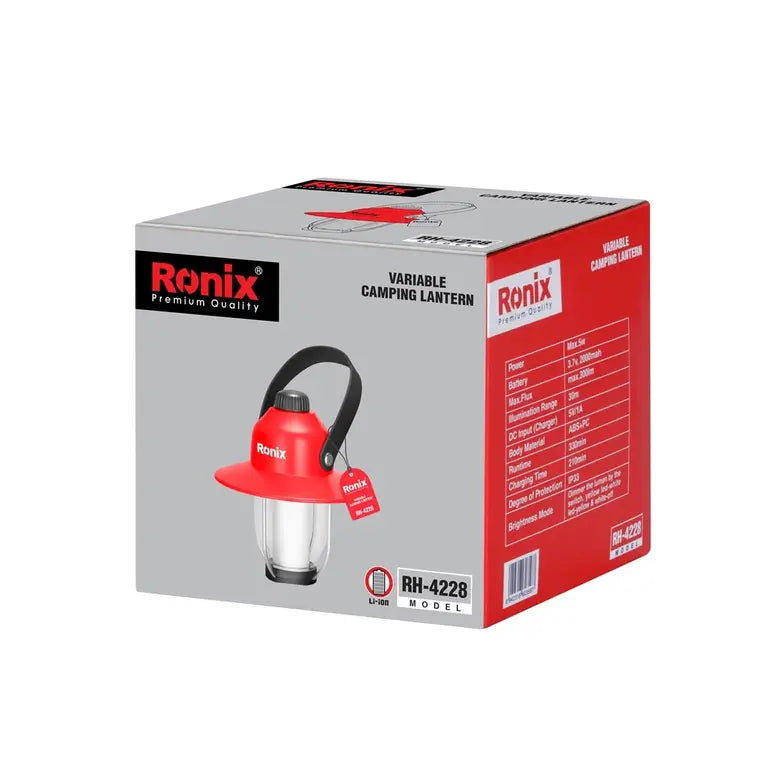 [RH-4228] Lanterna da campeggio variabile 300lm