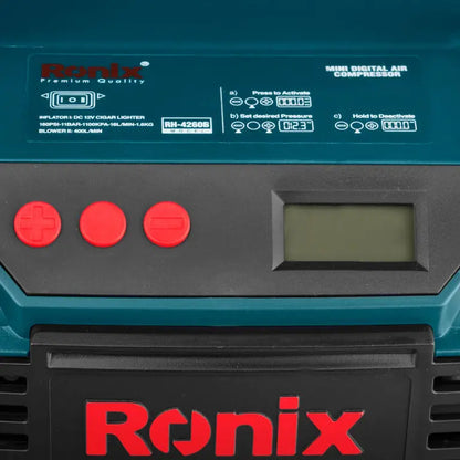 [RH-4260B] Mini Compressore Digitale 11Bar con Borsa