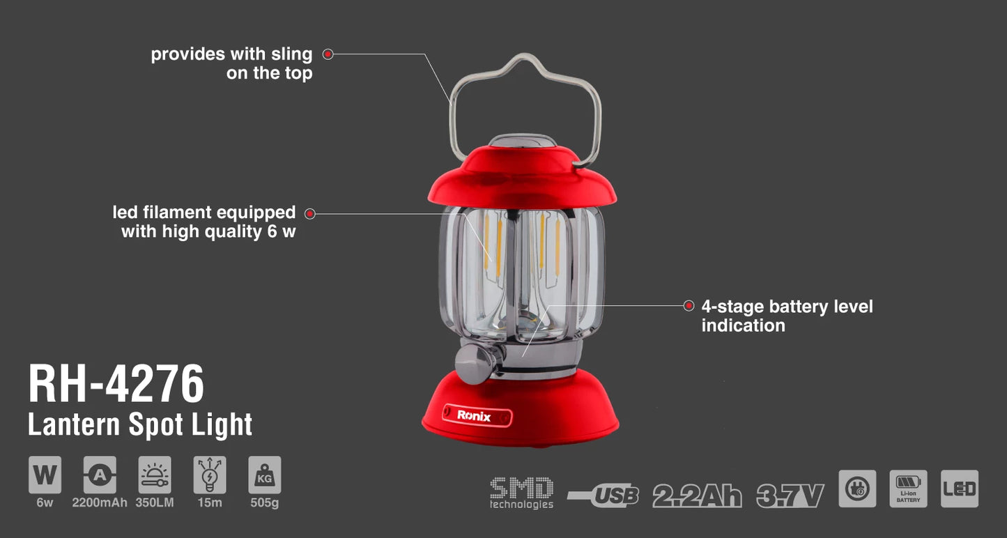 [RH-4276] Faro a lanterna 350LM