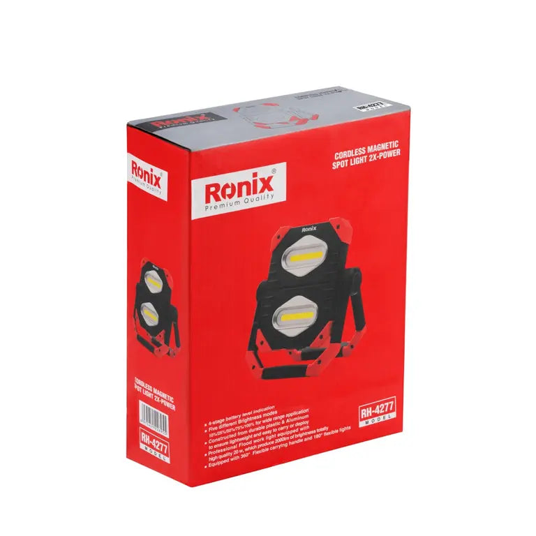 [RH-4277] Faretto Magnetico Senza Fili 2X-potenza 2000lm