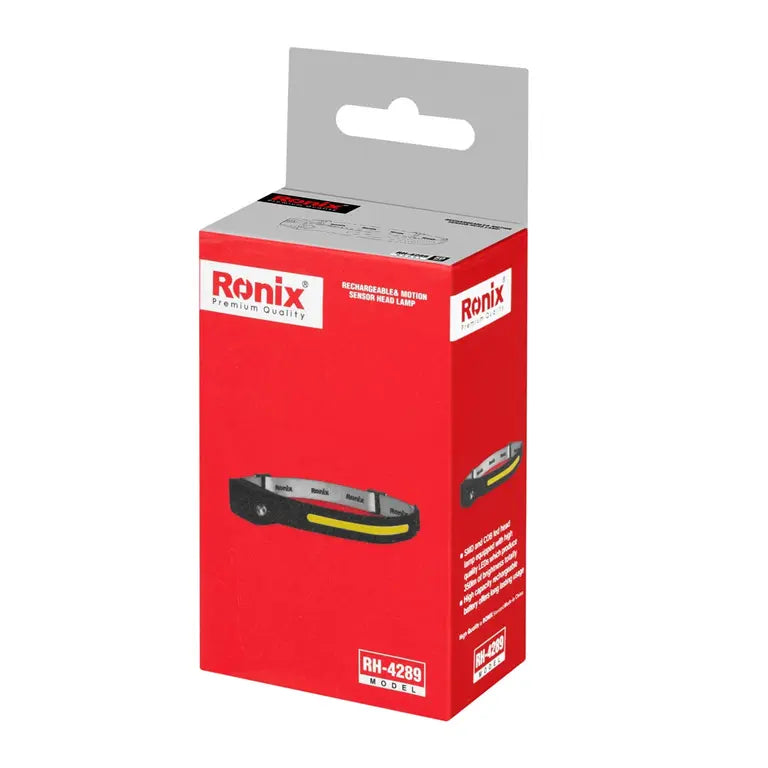 [RH-4289] 5w Ricaricabile & lampada frontale con sensore di movimento 350LM
