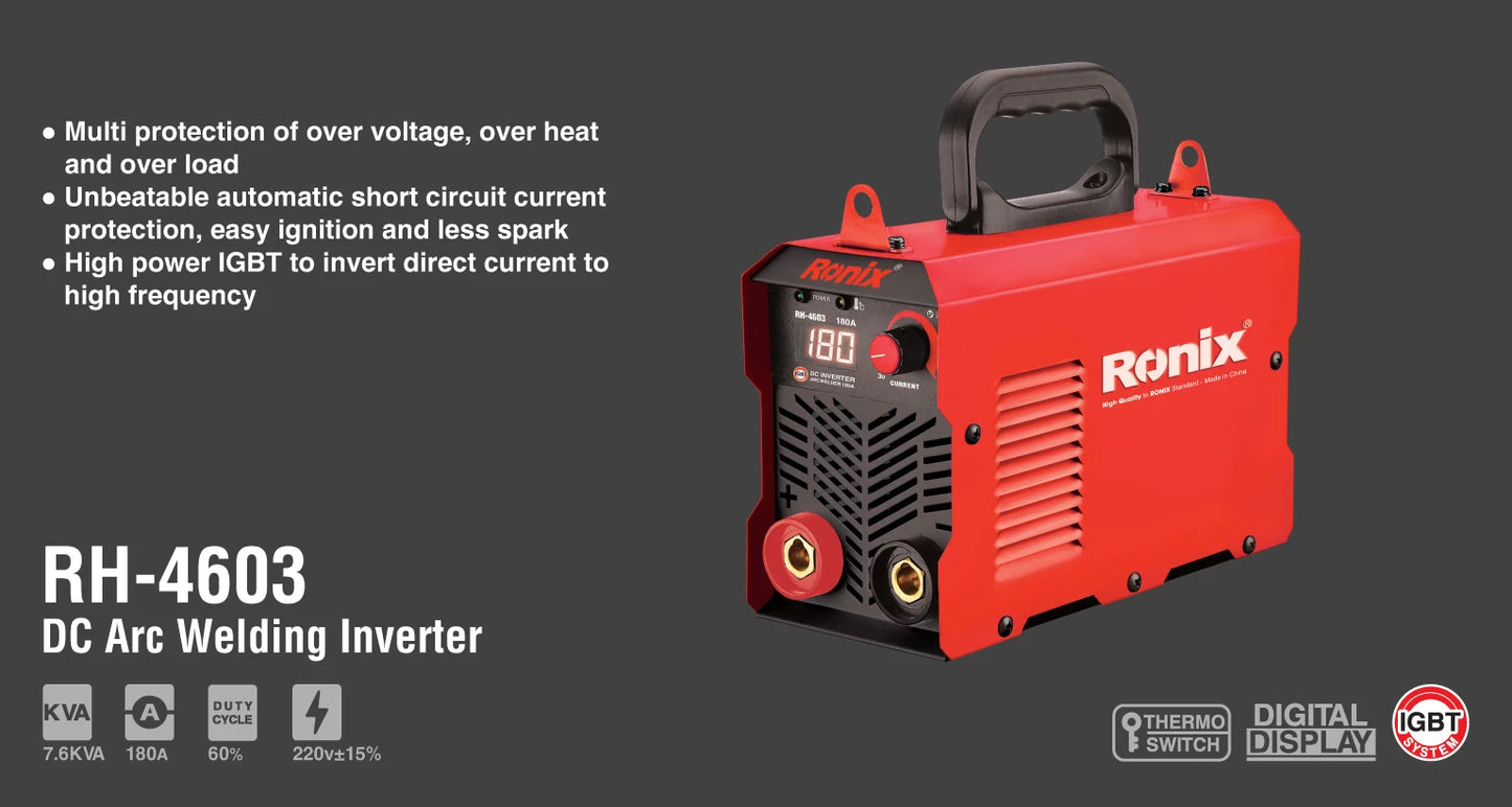 [RH-4603] Mini Inverter per Saldatura ad Arco DC 180A