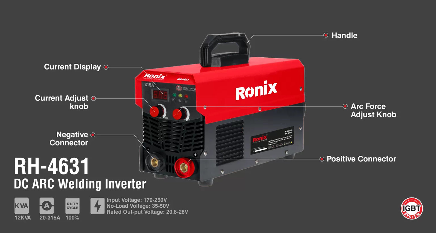 [RH-4631] Inverter per saldatura ad arco DC 315A