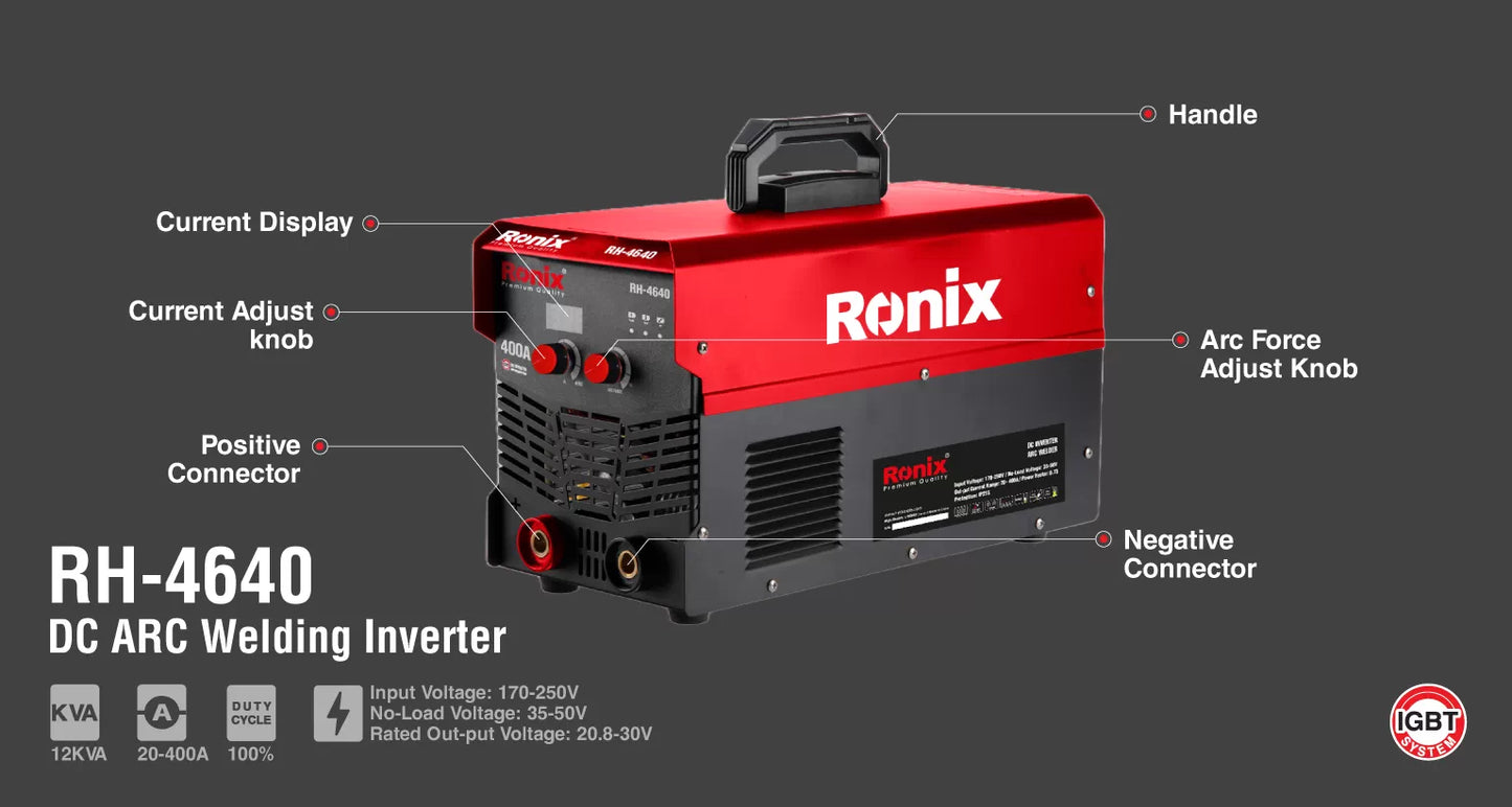 [RH-4640] Inverter per saldatura ad arco DC 400A
