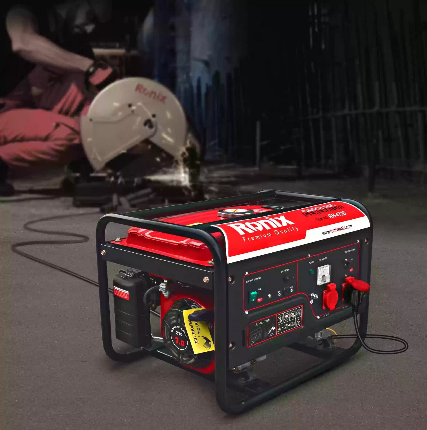 [RH-4728] Generatore a benzina 2.8Kw-15L