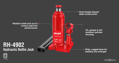 [RH-4902] Jack a bottiglia 3 tonnellate
