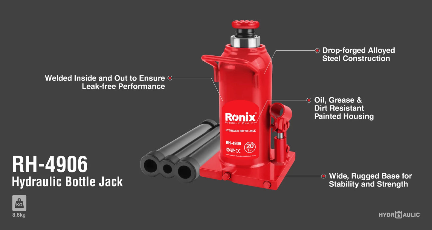 [RH-4906] Jack a bottiglia 20 tonnellate